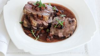 Anatra brasata in salsa di sesamo e soia