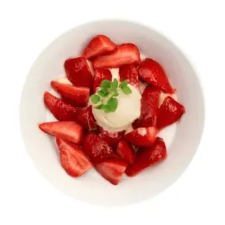 Fresas Flambeadas
