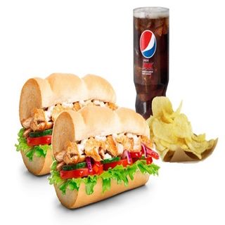 Menu Panino con Pollo allo Spiedo  - 30cm 