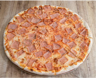 pizza jamón y queso
