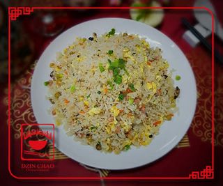 B1 სამეფო ბრინჯი ბამბუკით, ლორით, ჩინური სოკოთი და ბარდით