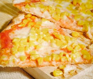 Pizza mais al spicchio 