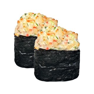 Ciepły gunkan z krewetką