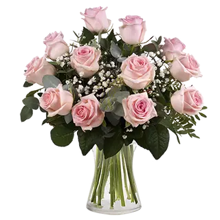 mazzo di 31 rose rosa