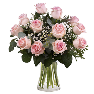 mazzo di 31 rose rosa