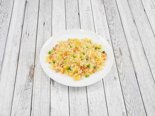 Arroz Frito Con Tres Delicias