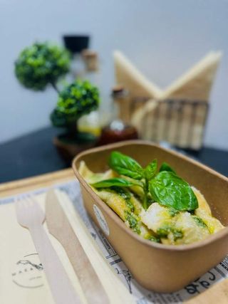 Ravioli + Coca Cola + Tiramisu