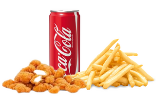 Chicken popcorn menù