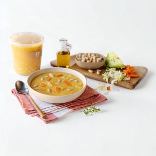 Sopa de Feijão Branco C/ Couve