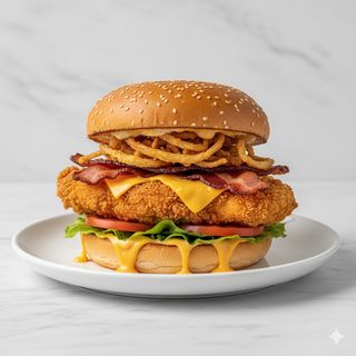 Hamburguesa Extreme Chicken + refresco