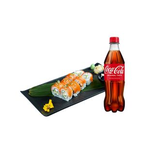 Philadelphia roll + Coca Cola 0.5l