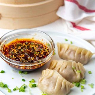 Chicken fried/steamed dumplings 