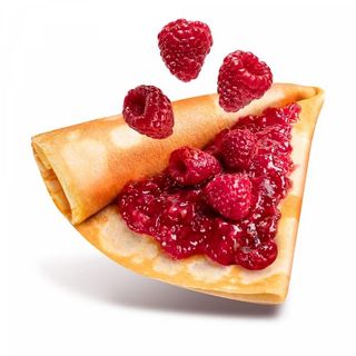 Creps con frambuesa