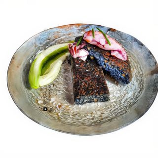 Arroz Negro Socarrat Con Alioli Suave