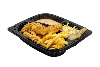 Криспи порция с картофи (600г)