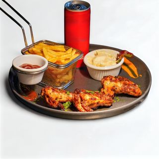 Super Menu 3 Ailes de poulet grillées- Grilled Wings