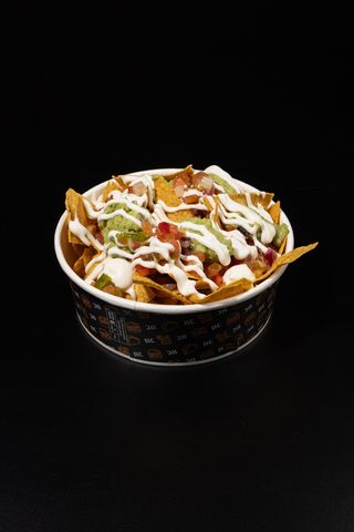 Nachos pico de gallo