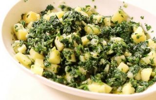 Blitva sa krompirom porcija