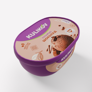 Мороженое «Шоколадный пломбир» в ванночке (400 гр.)
