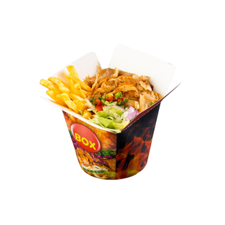 BOX NORMAL(mixto,pollo o ternera)