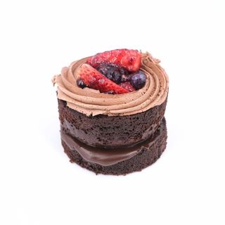 Mini Tarta Nutella y Fresas Sin Gluten