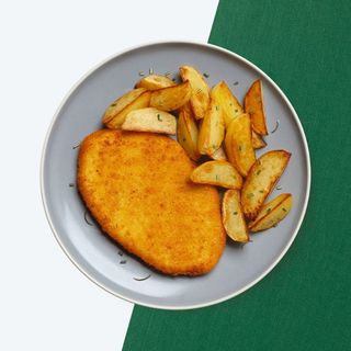 Cotoletta di Pollo con Patate
