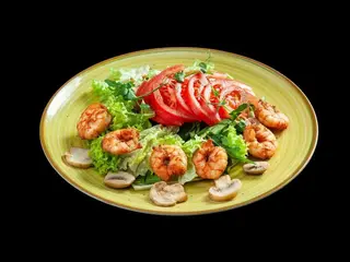 Мікс салат з креветками (220g)
