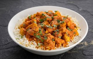 Riz Blanc Au Poulet Persillé