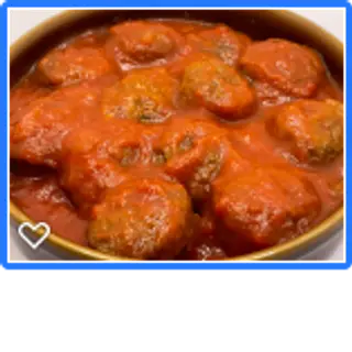 Albondigas Con Tomate, (Aprox 300 Gr)