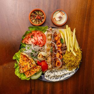 Grillades mini mixtes pour 1 personne.