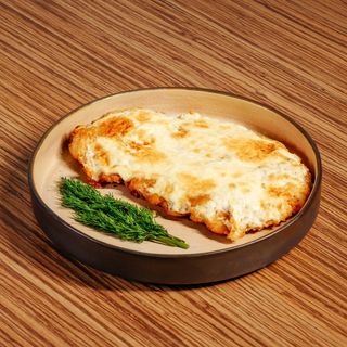 Schnitzel with cheese