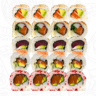 E.sushiyoko fantasy rolls, 20 piezas.