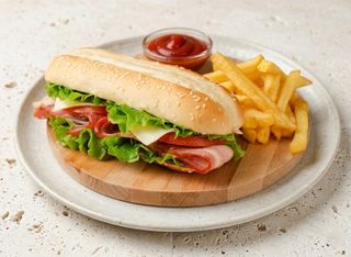 Sandwich Au Fromage & Frites