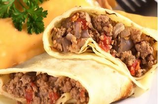 Crêpes viande hachée