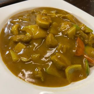 Arroz Frito Con Pollo Y Curry