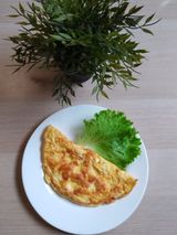 Омлет със сирене и кашкавал