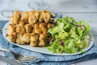Spiedini di pollo