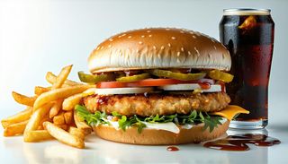 Menu Chicken Cheese Burger