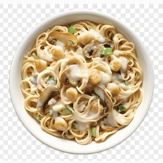 Паста с курицей и грибами