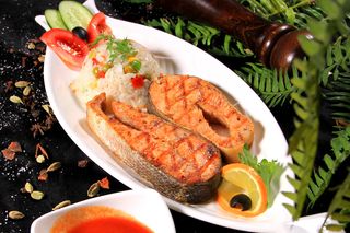 Горбуша на гриле (300 гр.)