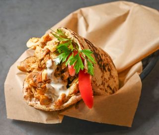 The Authentic Shawarma Chicken Pita