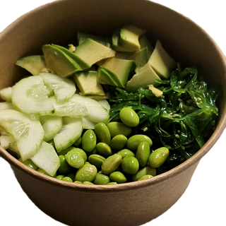 Green bowl con riso sushi