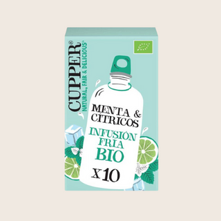 Sabor para tu botella de agua: menta (10 bolsas)