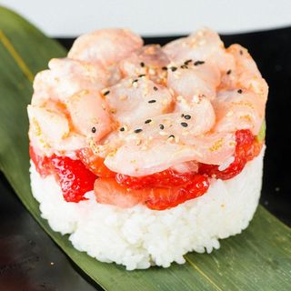 Tartare burger branzino