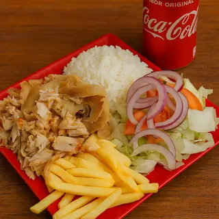 Menú Shawarma Plato