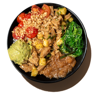 Heura and cream Poke