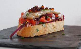 Tosta Sardina Ahumada