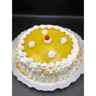 Tarta Clásica Bizcocho Con Merengue Y Crema