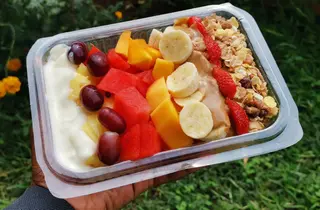 Granola Bowl with Peanut butter