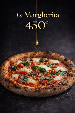 Pizza Margherita 450°